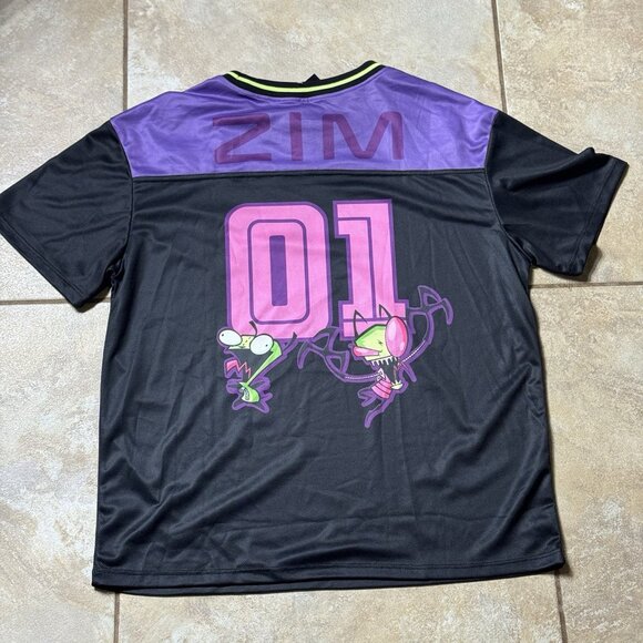 Invader Zim GIR & Zim Girls Soccer Jersey LARGE New - Picture 10 of 10